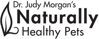 DR. JUDY MORGAN'S NATURALLY HEALTHY PETS logo