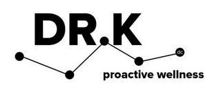 DR. K DC PROACTIVE WELLNESS logo