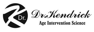 DR. K DR. KENDRICK AGE INTERVENTION SCIENCE logo