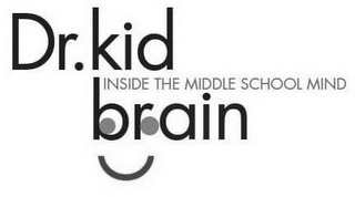 DR. KID BRAIN INSIDE THE MIDDLE SCHOOL MIND logo