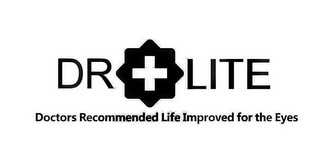 DR LITE DOCTORS RECOMMENDED LIFE IMPROVED FOR THE EYES logo