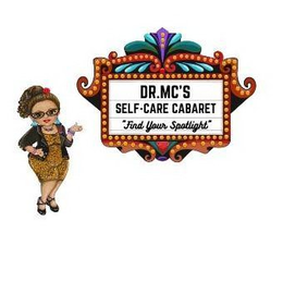 DR. MC'S SELF-CARE CABARET "FIND YOUR SPOTLIGHT" logo
