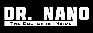 DR. NANO THE DOCTOR IS INSIDE logo