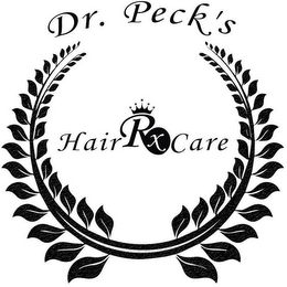 DR. PECK'S HAIR RX CARE logo