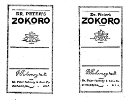 DR. PETER'S ZOKORO logo