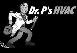 DR. P'S HVAC DR. P 410A FREON logo