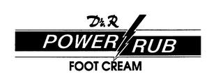 DR. R POWER RUB FOOT CREAM logo