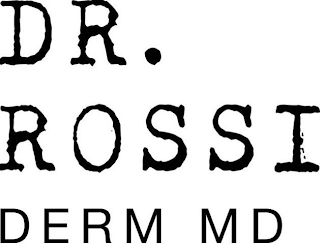 DR. ROSSI DERM MD logo