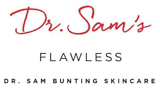 DR. SAM'S FLAWLESS DR. SAM BUNTING SKINCARE logo