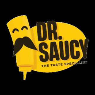 DR. SAUCY THE TASTE SPECIALIST logo