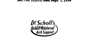 DR. SCHOLLS ARCHLIFT METATARSAL ARCH SUPPORT logo