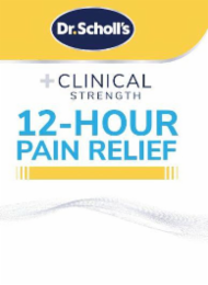 DR. SCHOLL'S +CLINICAL STRENGTH 12-HOUR PAIN RELIEF logo