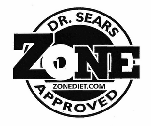 DR. SEARS ZONE APPROVED ZONEDIET.COM logo