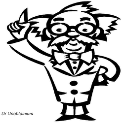 DR UNOBTAINIUM logo