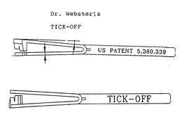 DR. WEBSTER'S TICK-OFF US PATENT 5,380,339 logo