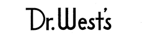 DR. WEST'S logo
