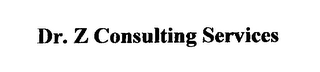 DR. Z CONSULTING SERVICES logo