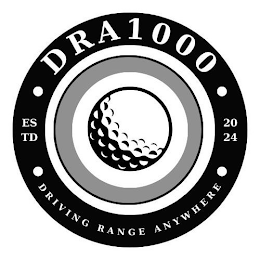 • DRA1000 • ESTD 2024 • DRIVING RANGE ANYWHERE • logo