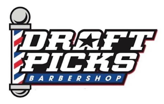 DRAFT PICKS BARBERSHOP logo