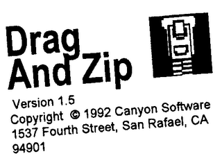 DRAG AND ZIP logo