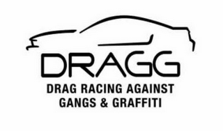 DRAGG DRAG RACING AGAINST GANGS & GRAFFITI logo