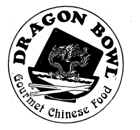 DRAGON BOWL GOURMET CHINESE FOOD logo