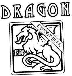 DRAGON EXPORT BEER 1864 logo