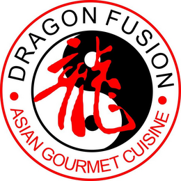 DRAGON FUSION · ASIAN GOURMET CUISINE · logo