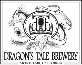 DRAGON'S TALE BREWERY DTB MONTCLAIR, CALIFORNIA logo