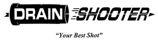 DRAIN SHOOTER "YOUR BEST SHOT" logo