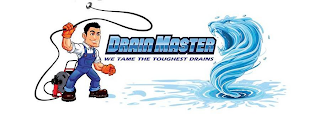 DRAINMASTER WE TAME THE TOUGHEST DRAINS logo