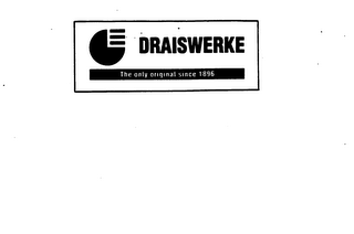 DRAISWERKE THE ONLY ORIGINAL SINCE 1896 logo