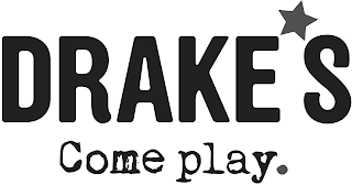 DRAKE'S COME PLAY. logo