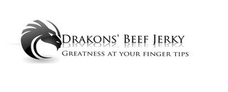 DRAKONS' BEEF JERKY GREATNESS AT YOUR FINGER TIPS logo