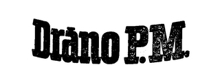 DRANO P.M. logo