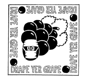 DRAPE YER GRAPE logo