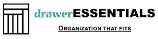 DRAWERESSENTIALS ORGANIZATION THAT FITS logo