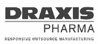 DRAXIS PHARMA RESPONSIVE OUTSOURCE MANUFACTURING logo