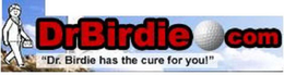 DRBIRDIE.COM "DR. BIRDIE HAS THE CURE FOR YOU!" logo