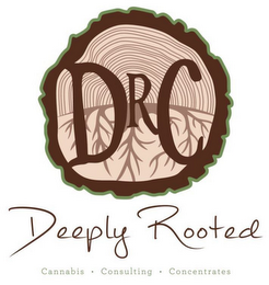 DRC DEEPLY ROOTED CANNABIS · CONSULTING · CONCENTRATES logo