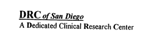 DRC OF SAN DIEGO A DEDICATED CLINICAL RESEARCH CENTER logo