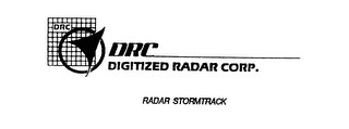 DRC RADAR STORMTRACK DRC DIGITIZED RADAR CORP. logo
