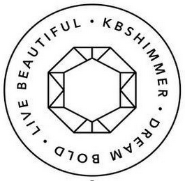 DREAM BOLD . LIVE BEAUTIFUL . KBSHIMMER. logo