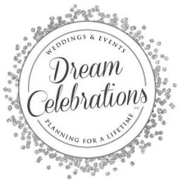 DREAM CELEBRATIONS INC. WEDDINGS & EVENTS PLANNING FOR A LIFETIME logo