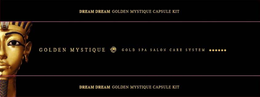 DREAM DREAM GOLDEN MYSTIQUE CAPSULE KIT GOLDEN MYSTIQUE GOLD SPA SALON CARE SYSTEM DREAM DREAM GOLDEN MYSTIQUE CAPSULE KIT logo