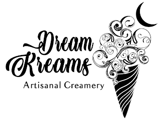 DREAM KREAMS ARTISANAL CREAMERY logo