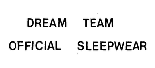 DREAM TEAM OFFICIAL SLEEPWEAR logo