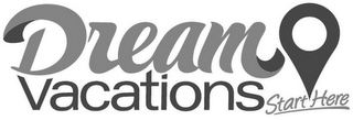 DREAM VACATIONS START HERE logo