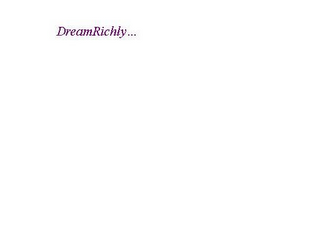 DREAMRICHLY... logo