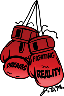 DREAMS FIGHTING REALITY J.D.M. logo